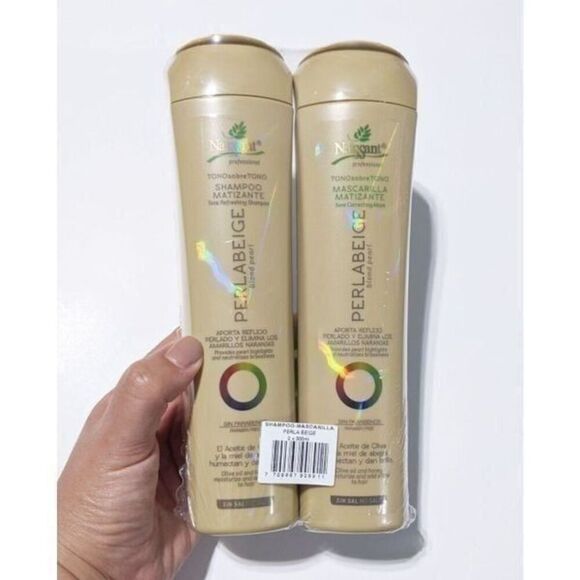Set Naissant Perlabeige Tone Refresh Shampoo Mask Blonde Pearl Parabeen Salt Fre - Picture 8 of 11